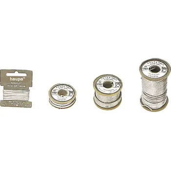 Páječka 160062 Cín k pájení S-Pb60Sn40 s tavidlem pr. 2 mm, 250 g cívka, Haupa