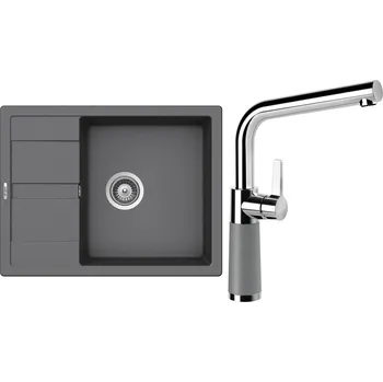 Kuchyňský dřez Set Schock S20-12 (dřez Manhattan D-100 Croma + baterie SC-540 Croma)