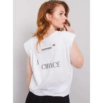 Dámské tričko s nápisem ZARIAH bílé