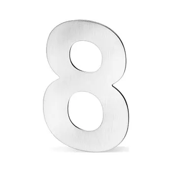 Domovní cedule ACT SERVIS ACT - Domovní čísla nerez 120mm Provedení: 8, Povrch: IN - nerez