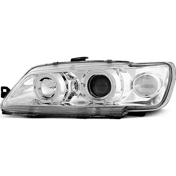 Přední světlomet TUNING-TEC Přední světla Peugeot 306 93-97 Angel Eyes - chrom