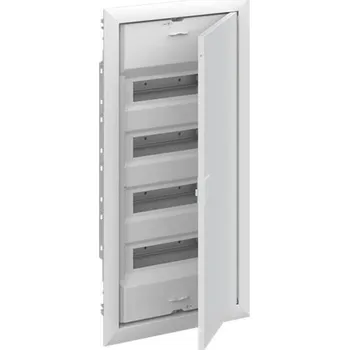 Rozvaděč 2CPX031372R9999 UK648N3 Rozvodnice zapuštěná 48M 4 řady IP30 s plechovými dvířky s rychlosvorkami N/PE