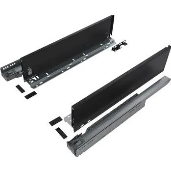 BLUM LEGRABOX pure sada výška K, BLUMOTION S, 70kg, délka 550, karbonově černá