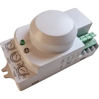 Pohybové čidlo Tracon TMB-L01G Mikrovlnný snímač pohybu , do svítilny 230 VAC, 5,8 GHz, 360°, 1-8 m, 10 s-12 min, 3-2000lux (Tracon TMB-L01G)