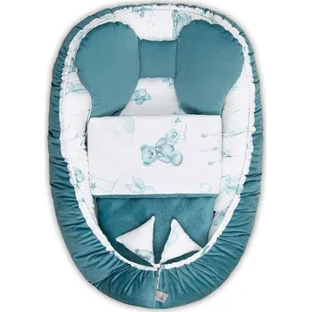 Hnízdečko pro miminko Hnízdečko s peřinkou pro miminko Velvet Belisima Baby Boy