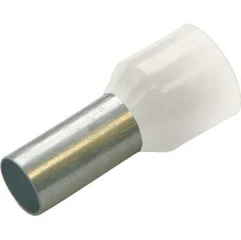 elektrický kabel 270800 Dutinka izolovaná DIN 0,5 mm2, 8 mm, bílá, Haupa