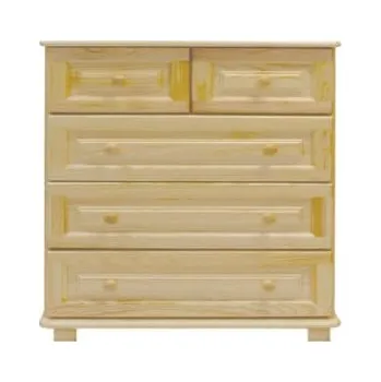 Nábytek ImportWorld Komoda Lenka v100 x š100 x h42 cm (Barva dřeva: Olše)