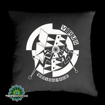 Dekorativní polštářek TEKNOSHOP Virus Sound System Repro Creature polštářek s potiskem modrý