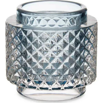 Svíčka Gift Decor Svícen Sklo Modrá (9 x 8,8 x 9 cm)