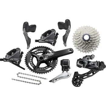 Sada komponentů pro jízdní kolo Kompletní sada Shimano GRX Di2 RX815 2x11 48-31 zubů
