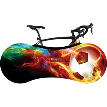 Masážní přístroj Flexyjoy Flexible universal bicycle cover with storage case Football FJB720