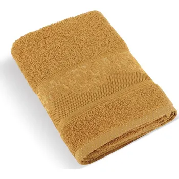 Ručník Bellatex Froté ručník kolekce Orchidea hořčicová, 50 x 100 cm, oranžová