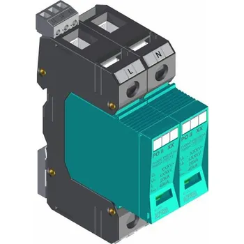 Přepěťová ochrana PO II 2 R 550V/40kA (82.048) Přepěťová ochrana modulární, vyměnitelná, C+D, KIWA