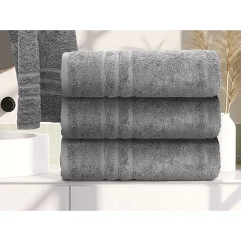 Ručník Osuška Classic 70 x 140 cm světle šedá, 100% bavlna