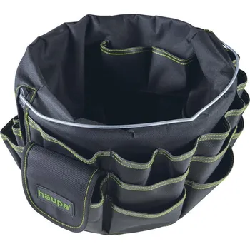 220313 Taška na nářadí nylonová Standard k připevnění na 10 l kbelík, nevybavená, Haupa