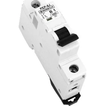 Jistič 02-1001B-PEP-6J Jistič PEP-6J (6 kA) 1P B 1A, Bonega