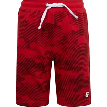 Chlapecké kraťasy Dětské šortky SAM 73 JEREM KS 503 ČERVENÁ 128