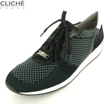 Dámská obuv Černo-šedé tenisky ARA Fusion 4, 12-34027 42