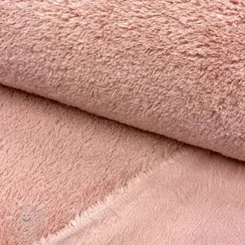 Umělá kožešina LUREX SILVER rose