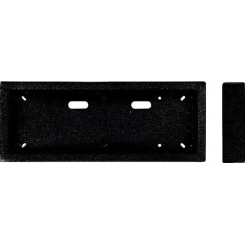 4FF 090 93.5 Krabice KARAT horizontální nad omítku HNO 3 rám, černá, Tesla Stropkov