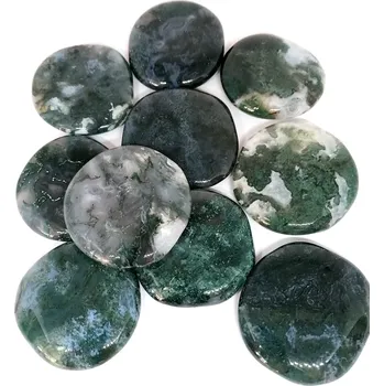 Přírodní kámen Achát mechový placičky