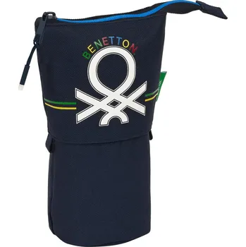 Penál Penál vysoký Benetton Sixties Námořnická modrá (8 x 19 x 6 cm)