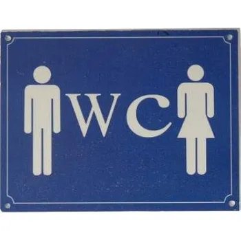 Plechová cedule Plechová cedule WC