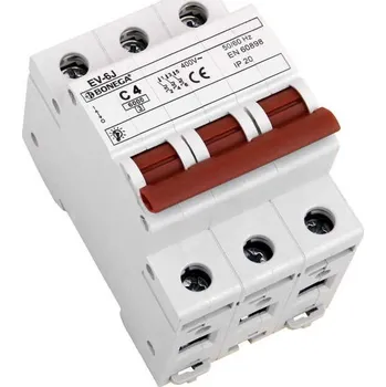Jistič 01-3004202C EV Jistič EV-6J (6 kA) 3P C 4A, Bonega