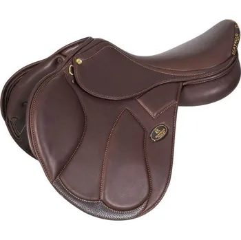 Jezdecké sedlo Skokové sedlo Acavallo Modigliani s latexovými polštáři, 16,5", černá