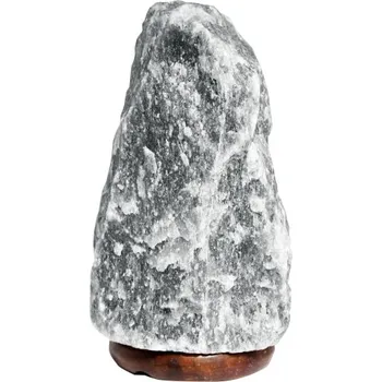 Solná lampa Ancient Wisdom Himalájská solná lampa s EU zástrčkou 2-3 kg šedá