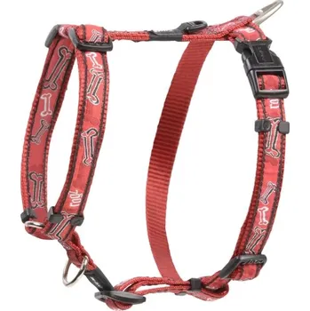 Postroj pro psa Rogz Fancy Dress Classic postroj Red Bone vel. M