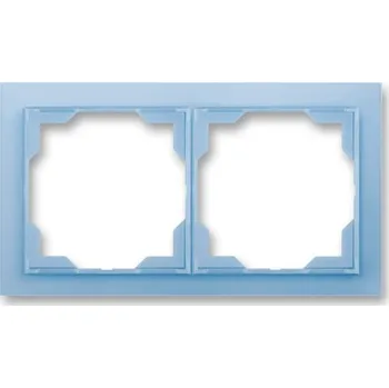 vypínač 3901M-A00120 41 Rámeček dvojnásobný, ledová modrá, ABB Neo