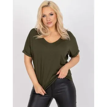 Dámská halenka Dámská halenka plus size DINA khaki