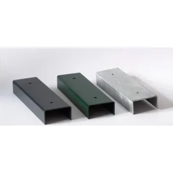 Příslušenství pro plot Držák podhrabové desky kovový 50/200 různé barvy 50 ks a více (zelený, šedý )