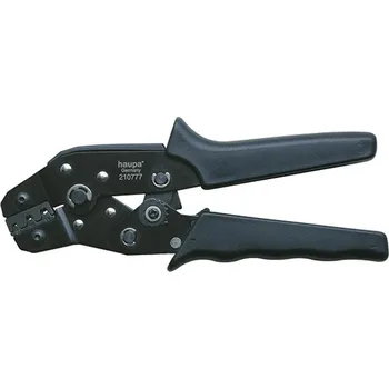 Kleště 210777 Kleště lisovací na ploché konektory 0,5 - 1,5 mm2, Haupa