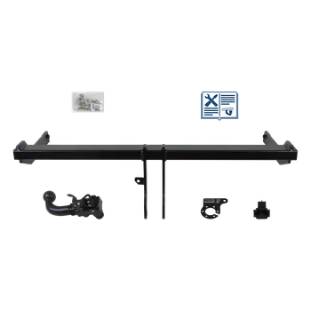 Tažné zařízení AUTO-HAK tažné zařízení Odnímatelné včetně TowTec elektropřípojky 7pólové univerzální - SEAT ATECA