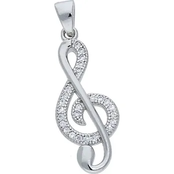 Přívěsek Goldstore Stříbrný přívěsek houslový klíč Varianta: stříbrný přívěs