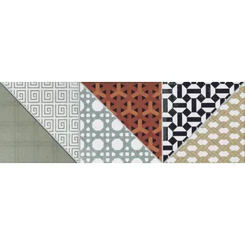 Obklad Deco, DDPPD659, dlaždice slinutá, 15 x 45 cm, vícebarevná