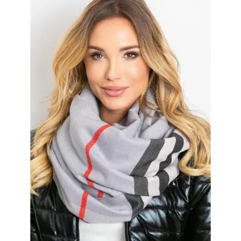 Šátek Dámský šátek s třásněmi SPENCER šedý