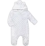 Kojenecký overal z Minky Nicol Bubbles bílý, vel. 74 (6-9m)