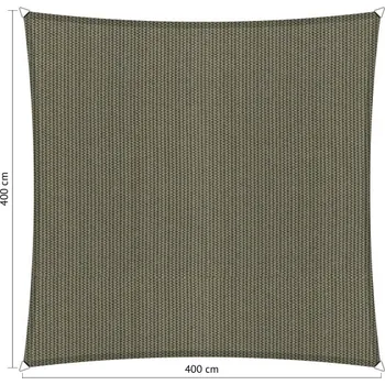 Slunečník Lazy Momo Sluneční Čtverec shadow - 4,0 x 4,0 m Barva: Deep šedá