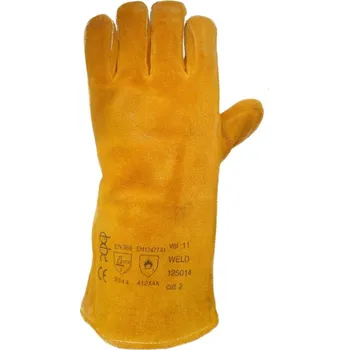 Pracovní rukavice WELD LEFT (POUZE LEVÁ) rukavice svářečská žlutá - 11