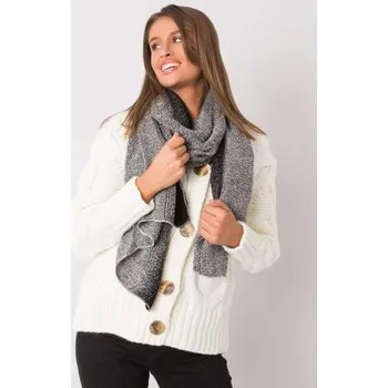 Šátek Dámský šátek pletený ANNA černobílý
