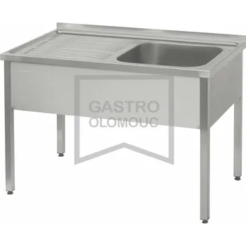 Nerezový dřez OEM Dřez - 100x70, nádoba 40x50x25 cm vpravo Varianta: Dřez - 100x70, nádoba 40x50x25 cm vpravo