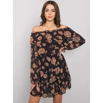 Dámské šaty Dámské šaty BRIANNON černé a hnědé