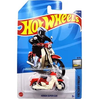 autíčko Hot Wheels autíčko - HONDA SUPER CUB červená