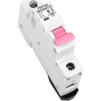 Jistič 02-1002B-PEP-6J Jistič PEP-6J (6 kA) 1P B 2A, Bonega