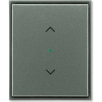 Stavebniny 6220E-A01002 34 Kryt 1násobný, symbol žaluzie, antracitová, ABB-free@home, Time