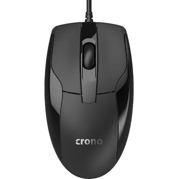 Myš Crono CM645/Kancelářská/Optická/1 000 DPI/Drátová USB/Černá