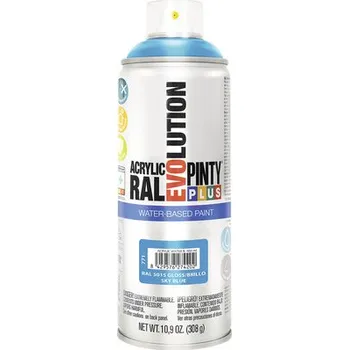 Barva ve spreji Barva ve spreji PINTYPLUS EVO vodní báze 400ml RAL5015